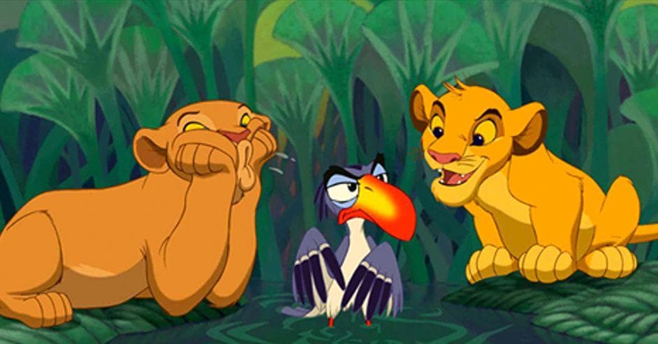 Name an animal seen in the lion king