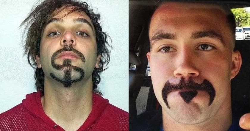 The Funniest Facial Hair Designs That Are Too WTF For Words