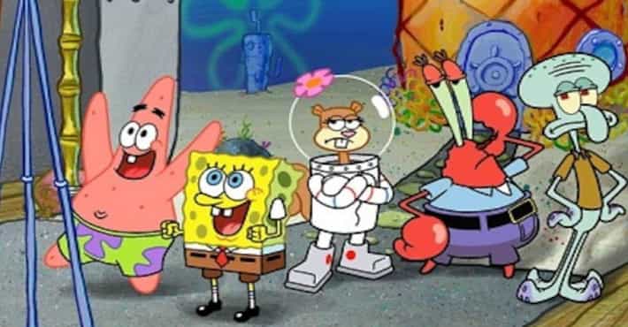 Nickelodeon SpongeBob SquarePants Characters Squidward Patrick Mr