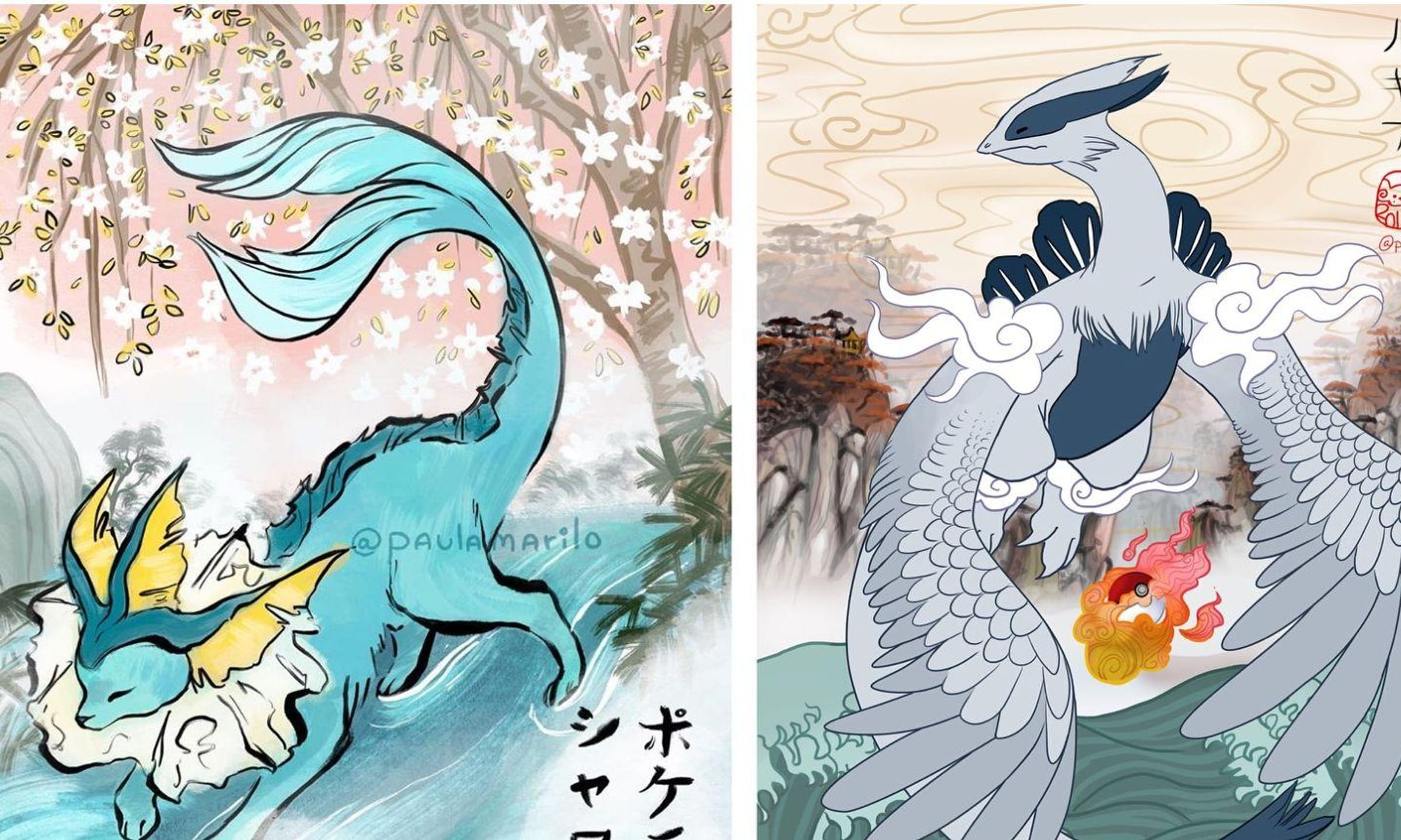 This Artist Reimagines Pokémon In The Style Of Traditional Japanese Art
