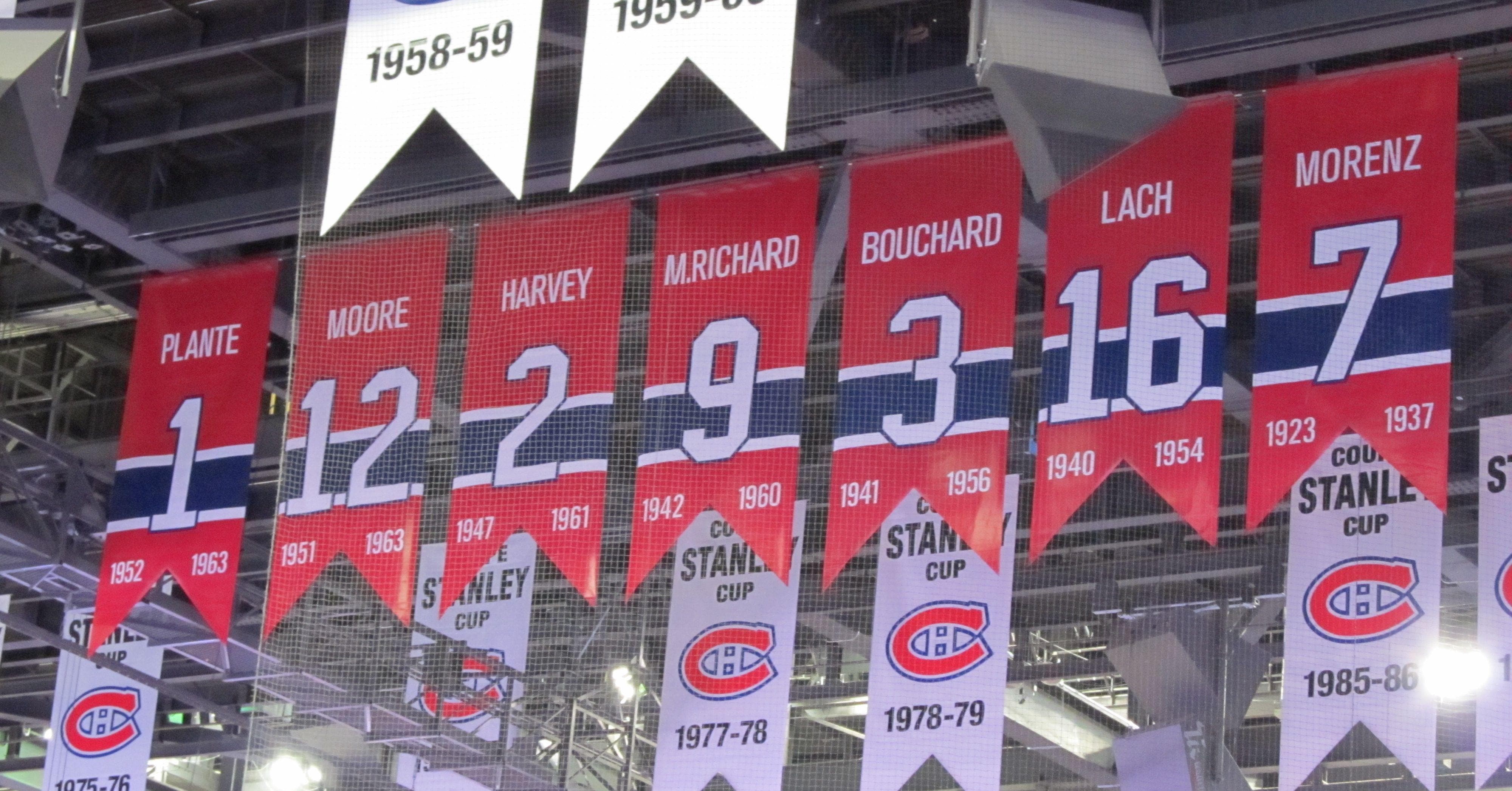 nhl retired numbers by team