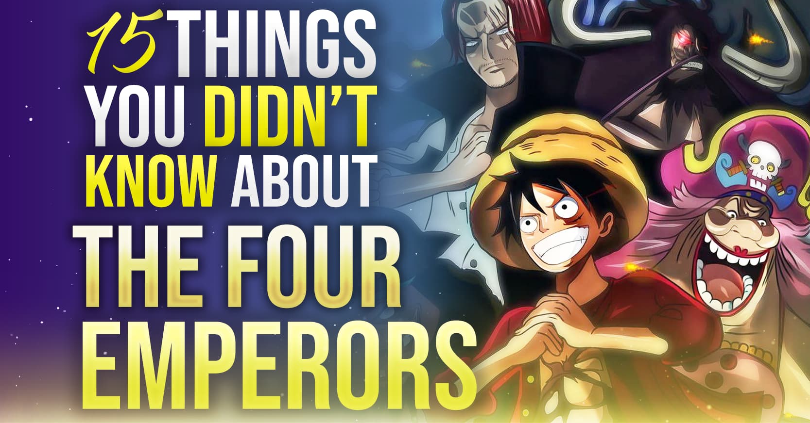 Things You Didn't Know About One Piece