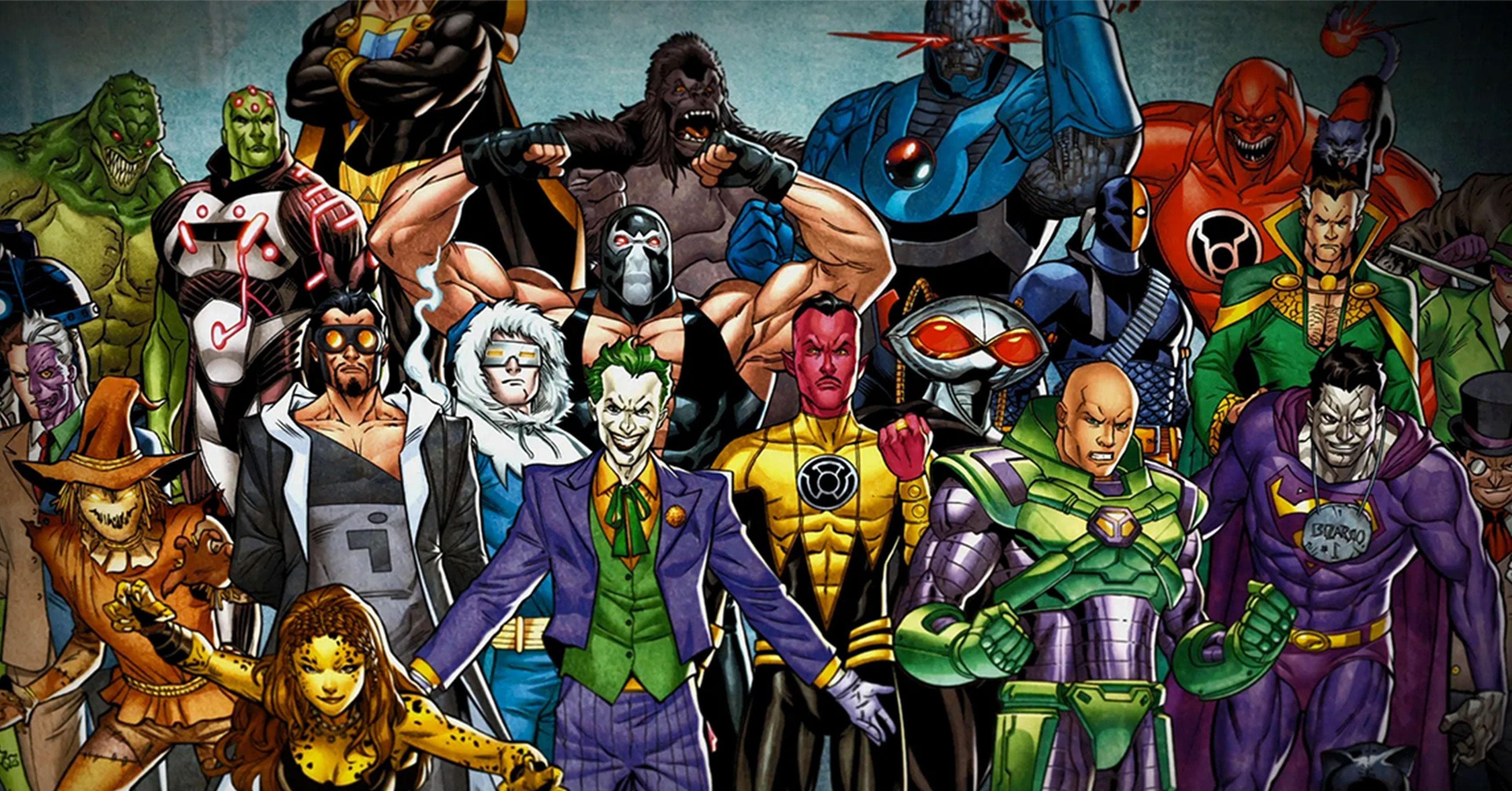 dc character list heroes villains