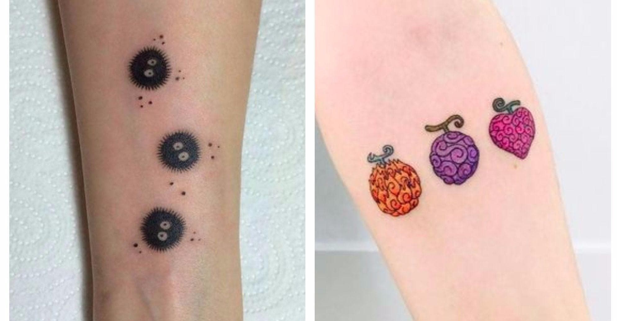 16 Subtle Anime Tattoos That Cleverly Hide References to Shows