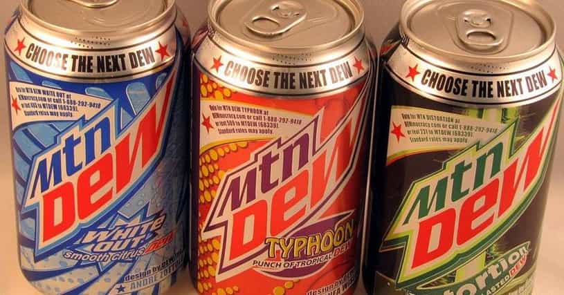 Every Flavor Of Mountain Dew Ranked From Delicious To Gross
