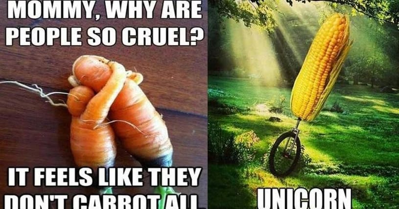24 Funny Fruit Puns & Vegetable Memes That Will Make You Smile