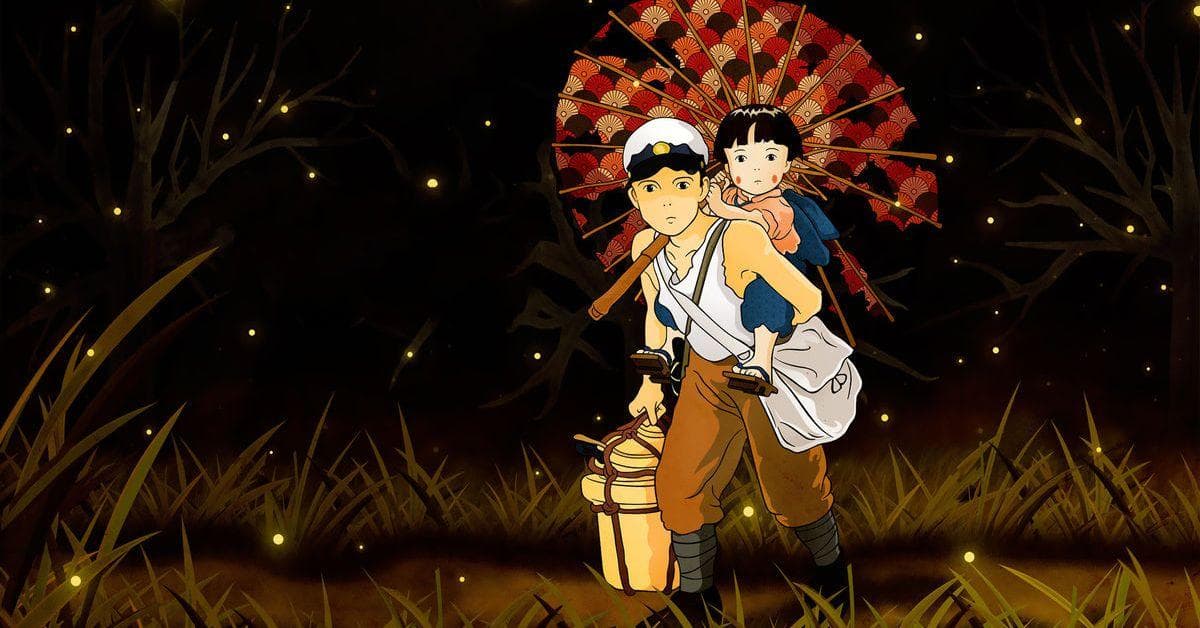 Grave of the Fireflies. One of the most beautiful Anime Movies I've ever  seen. My heart is broken but my god, this movie will stick with me forever.  At a loss for