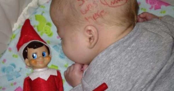 40 Funny Photos of Elf on the Shelf Gone Bad