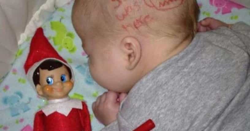 40 Funny Photos of Elf on the Shelf Gone Bad