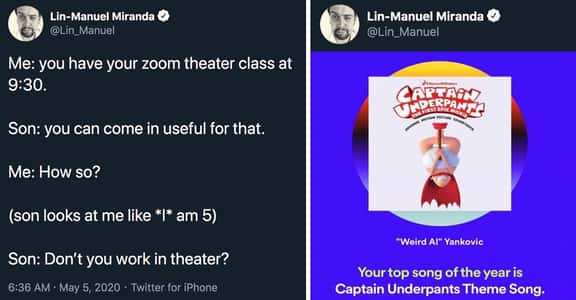 20 Of Lin-Manuel Miranda's Best Tweets From 2020