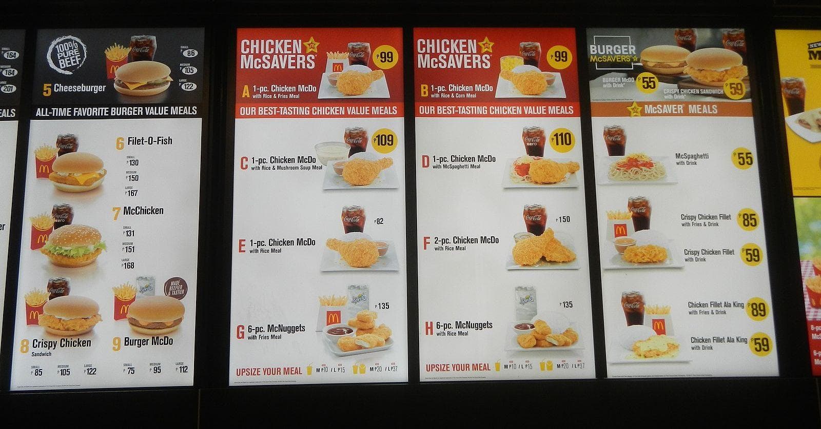 Mcdonald's menu store prices 2020