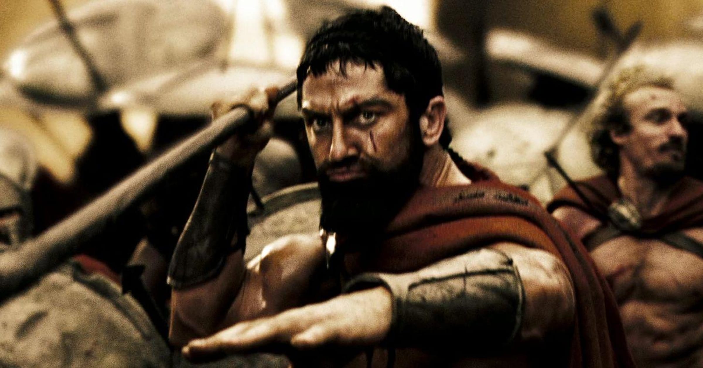 Everyone On Set Laughed When Gerard Butler Shouted His Infamous 'This Is  Sparta' Line in '300