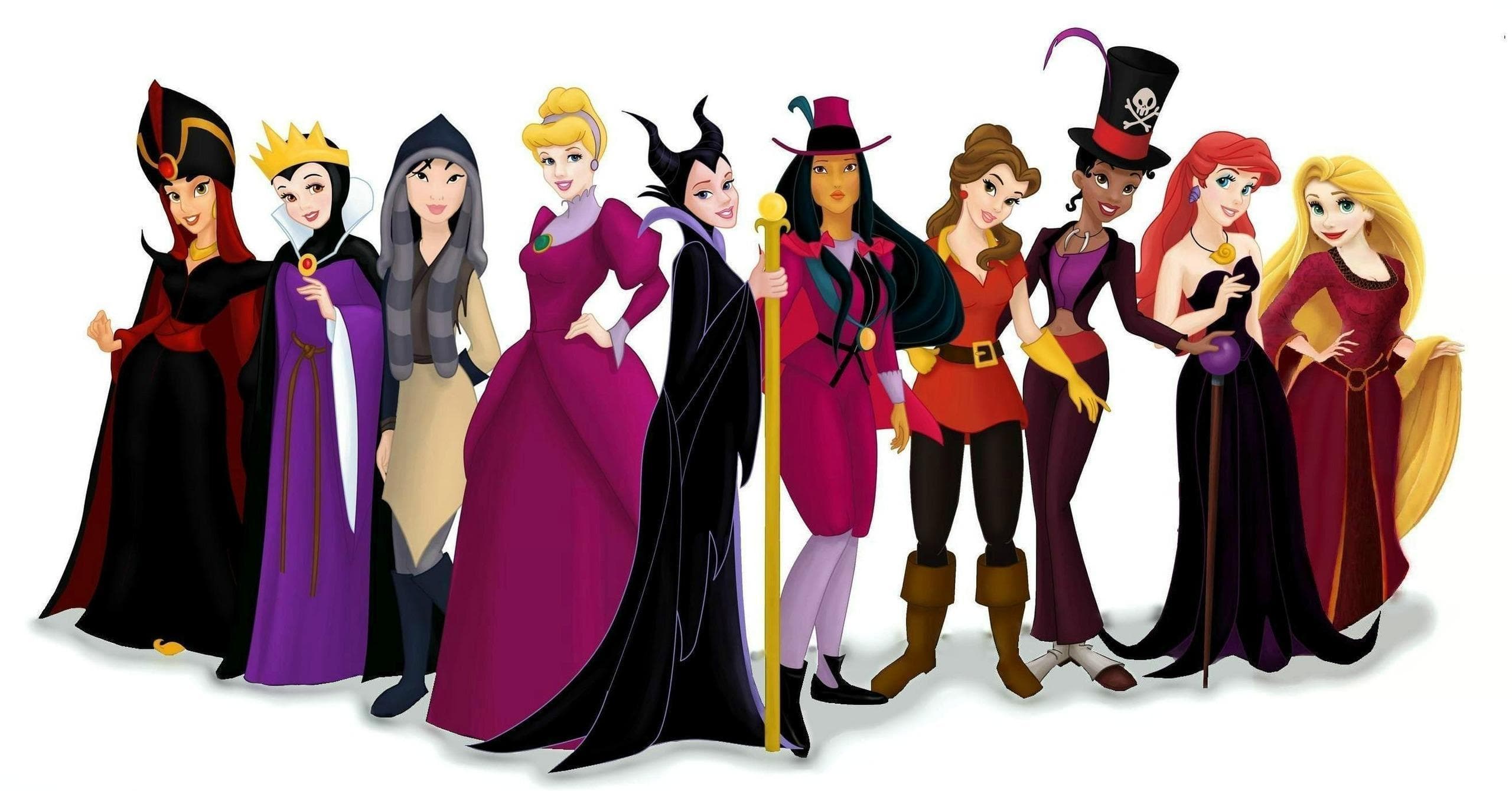 Here is a line-up of all the Young Disney Villains that I have