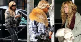 35+ Celebrities Who Wear Fur