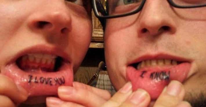 Gross Couple Tattoos