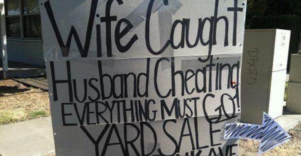 Garage Sale Signs Funny