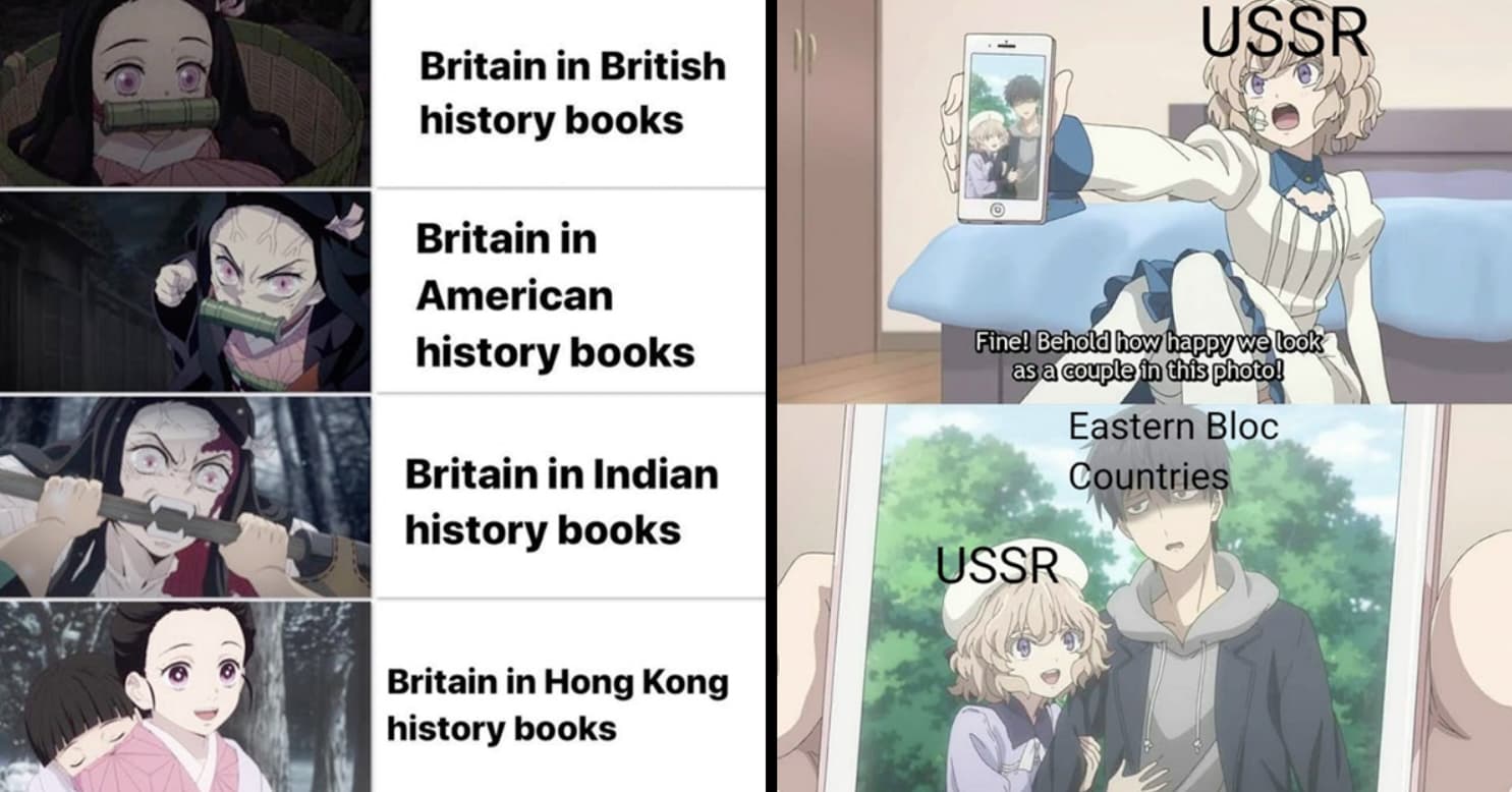 Reddit Has A Strange Intersection Of Anime Fans And History Buffs, And Their Memes Are Weirdly Funny