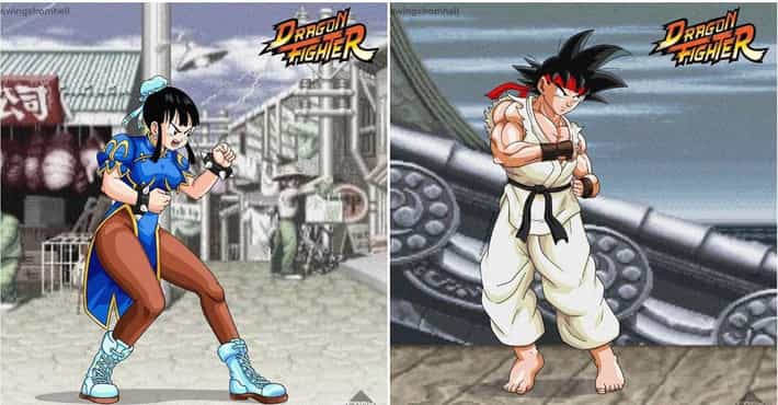 This Artist Reimagines DBZ Characters As Street Fighter Characters