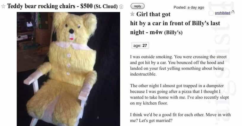 26 Weird Craigslist Postings That Come From Another Dimension