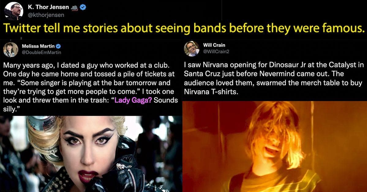 Music Fans Share Stories About Seeing Favorite Bands Before They Got Insanely Famous