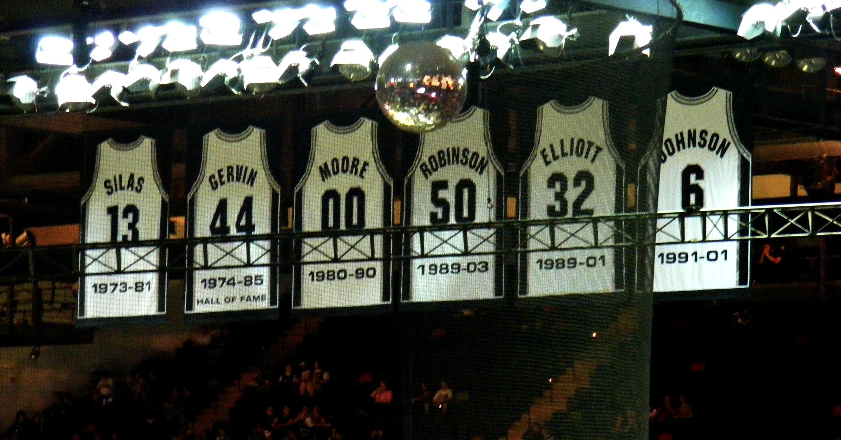 nba teams retired jerseys