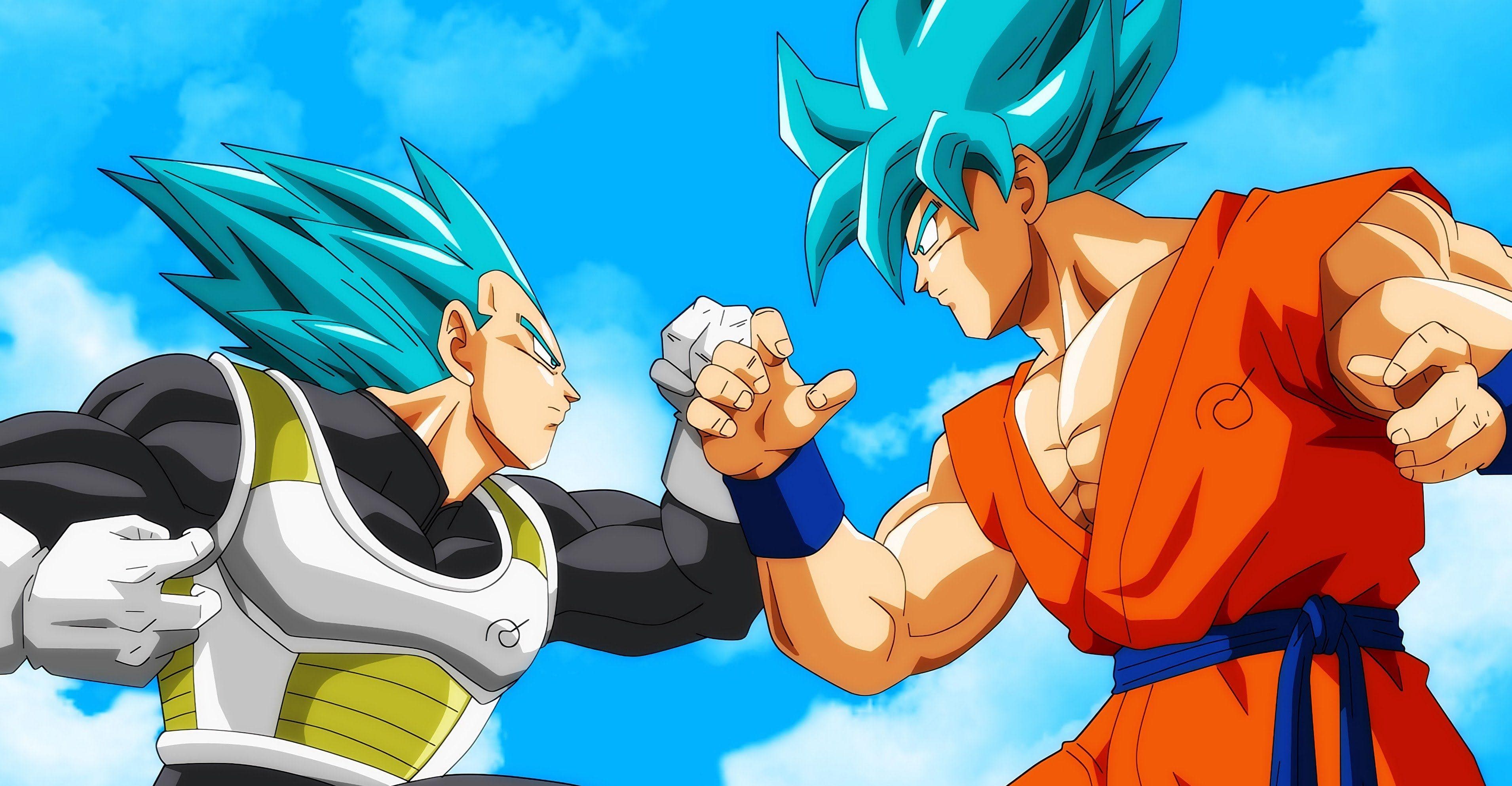 Vegeta, anime, black, blue, dragon ball, hero, movie, son goku