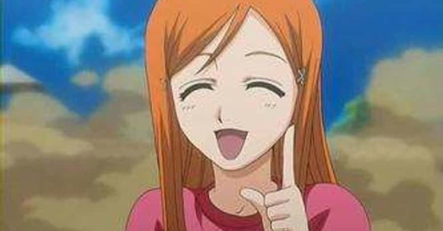 Kawaii Orange Hair Anime Girl - Anime Wallpaper HD