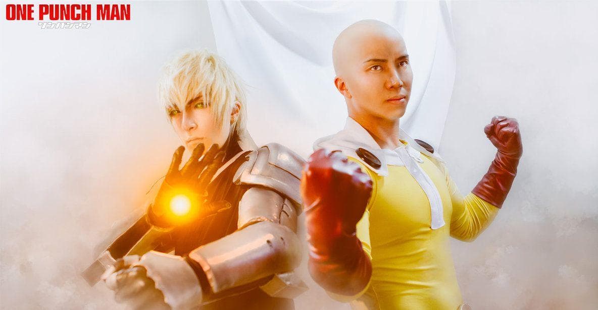 One punch deals man cosplay