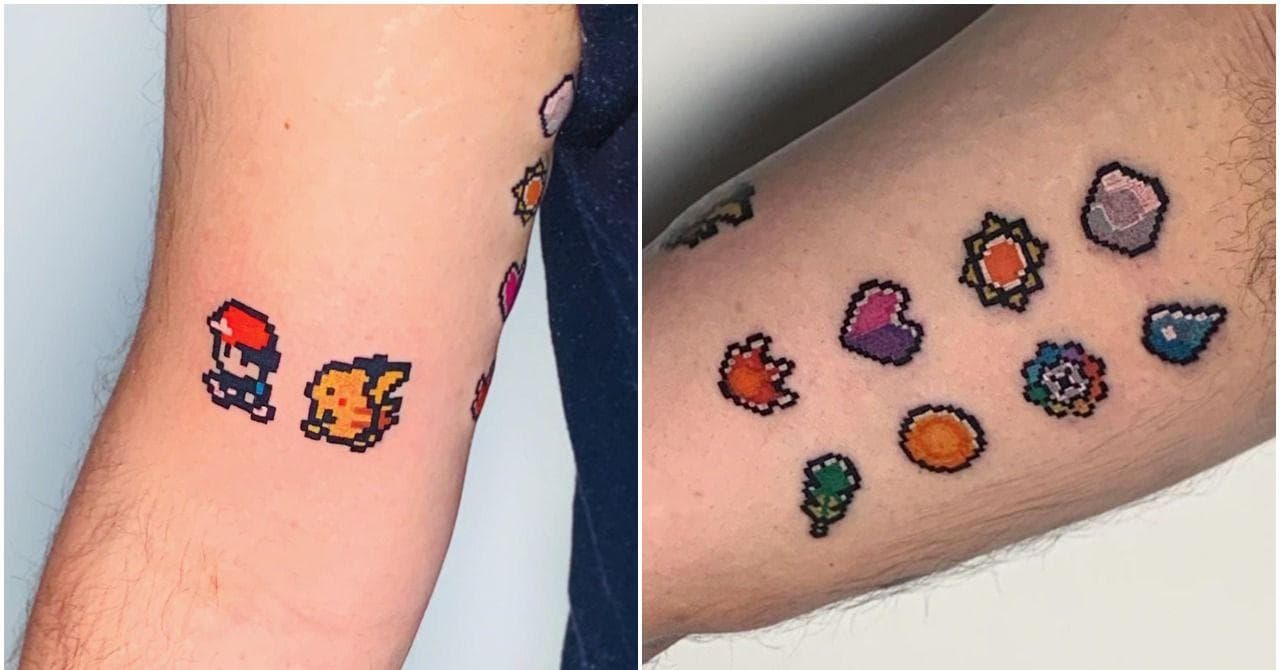 22 Subtle Pokémon Tattoos We Would Totally Get