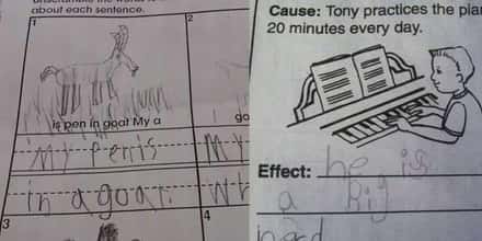 Inappropriate Test Answers That Probably Ended with a Visit to the Principal