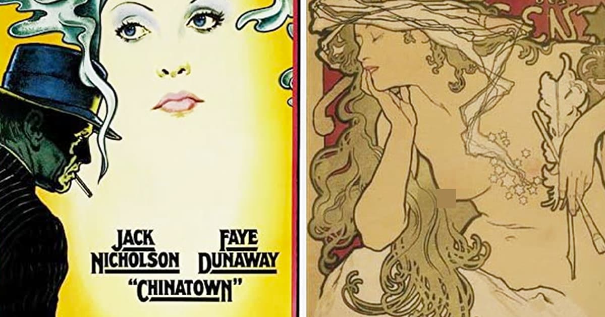 20 Movie Posters You Might Not Have Realized Were Inspired By Great Works Of Art