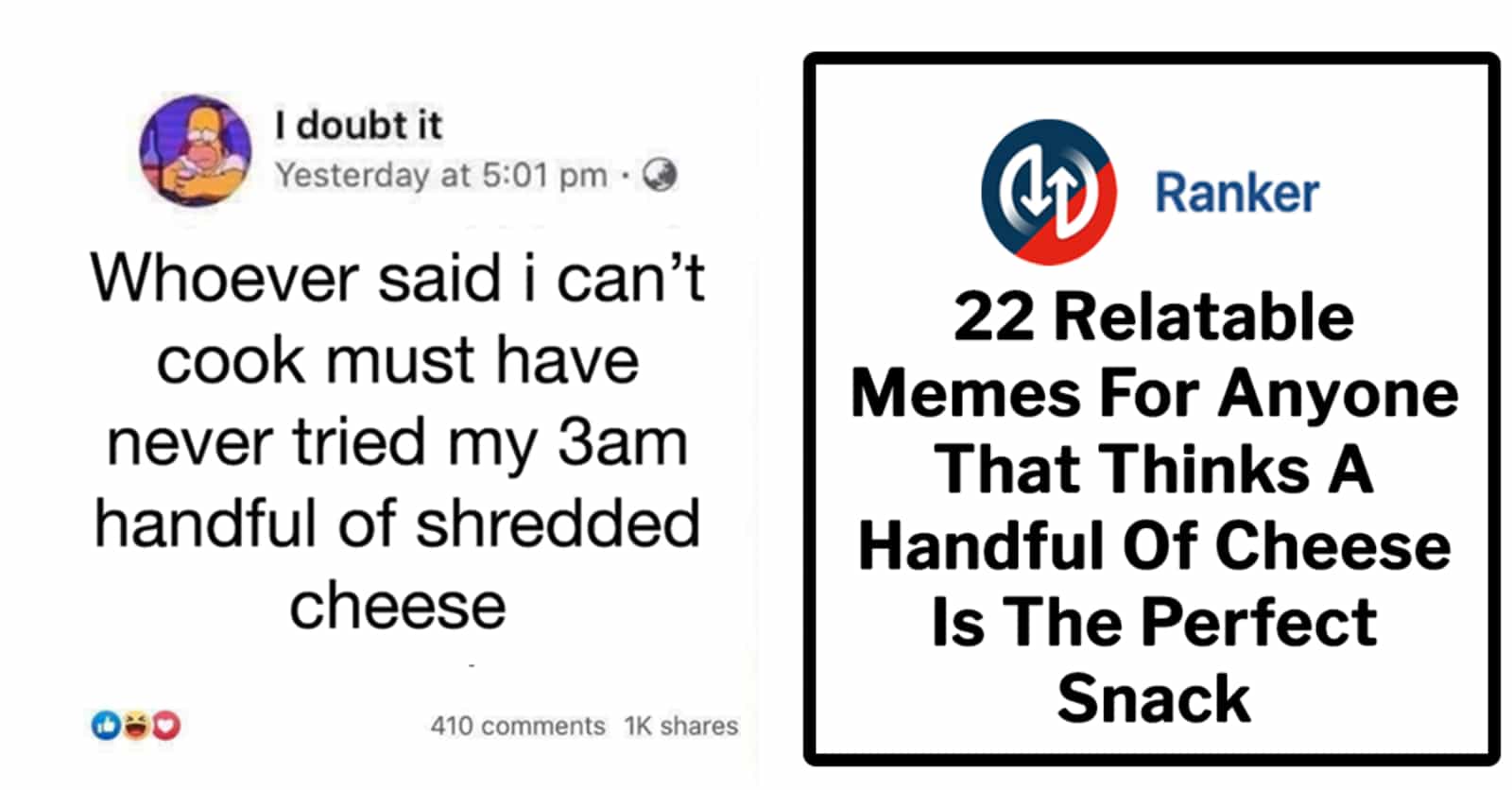 21 Relatable Memes For Anyone That Thinks A Fistful Of Shredded Cheese Is The Perfect Snack