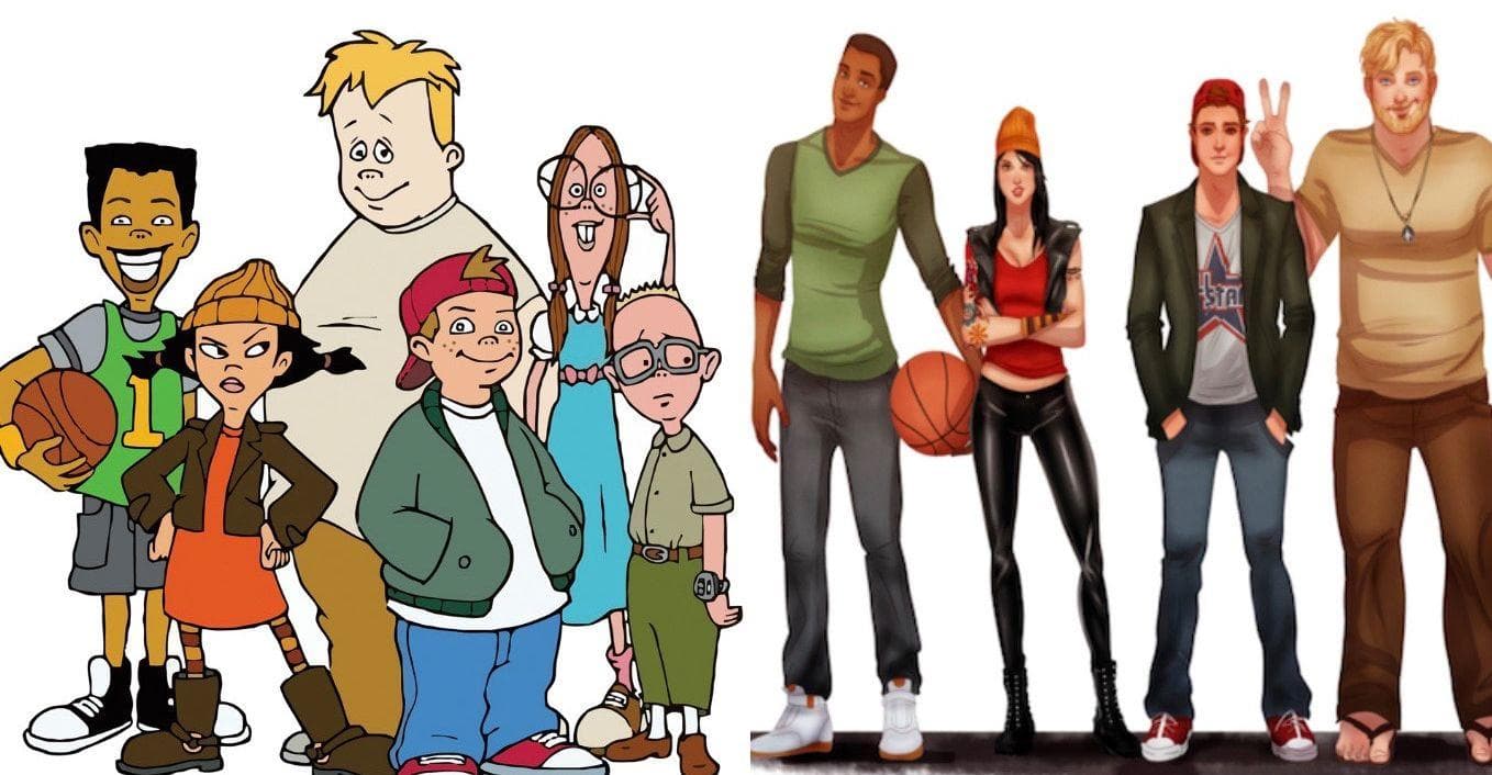 Cartoon Characters Grown Up