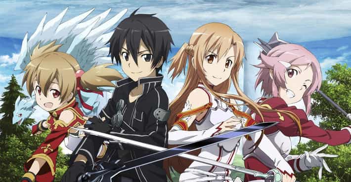 6 Animes PARECIDOS a SWORD ART ONLINE 