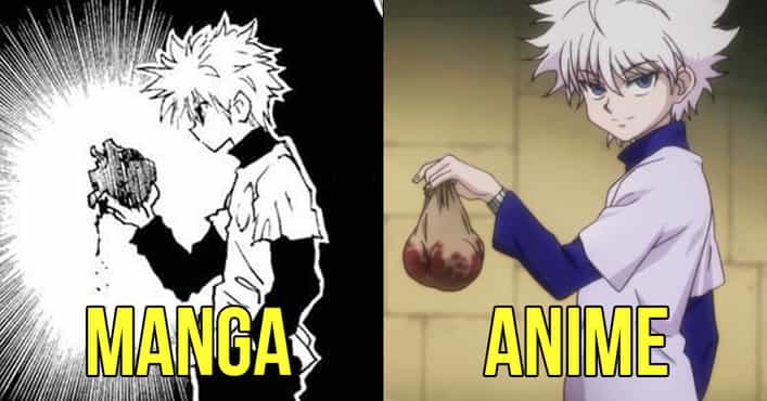 Anime vs Manga (the anime butchered many scenes but this one is