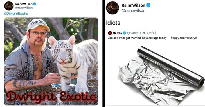 Funny Tweets That Prove Rainn Wilson Is Amazing...