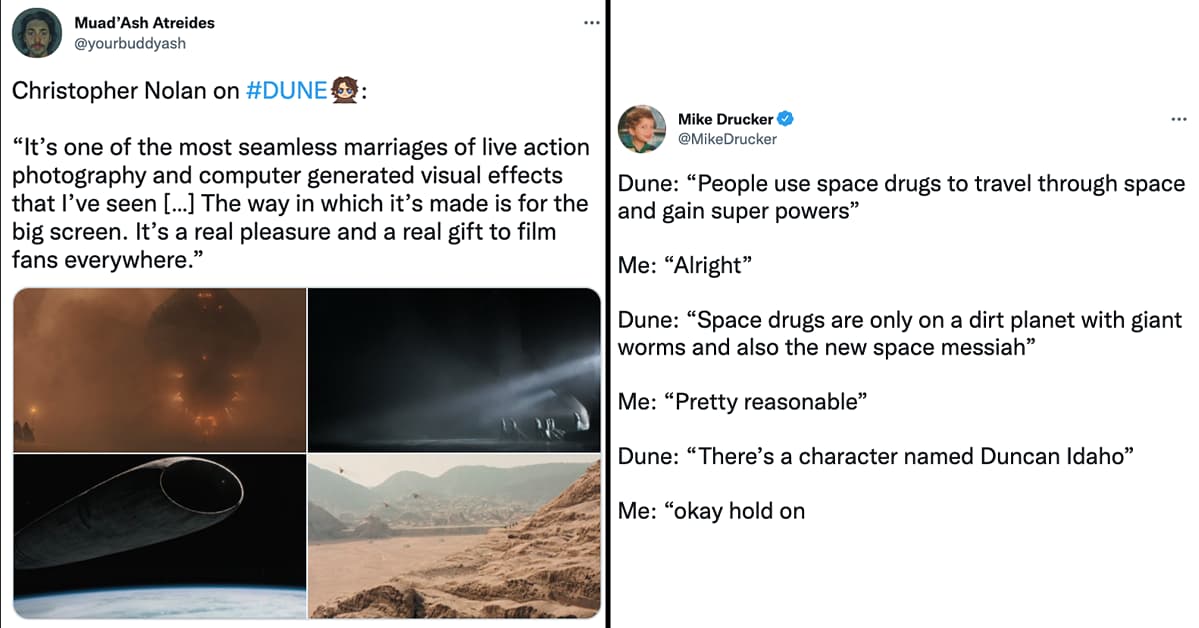 16 People Who Had Deep Thoughts And Hot Takes About 'Dune' And What It All Means