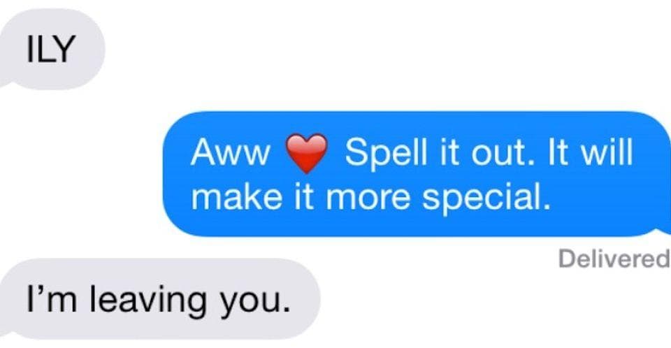 Funny Breakup Texts | Hilarious Text Message Breakups