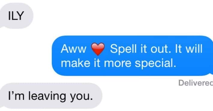 Awful Breakup Texts You Can't Believe