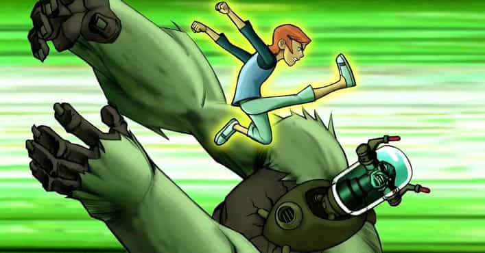 Here's two Ben 10 transformations that are based on sonic and