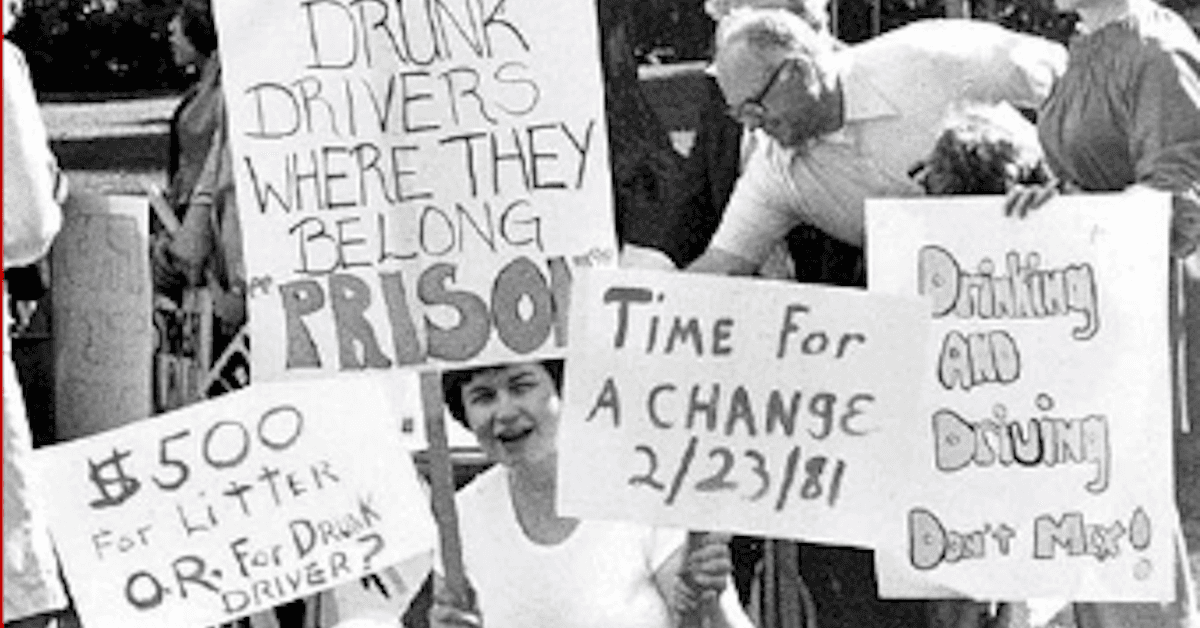 The History Of Mothers Against Drunk Driving