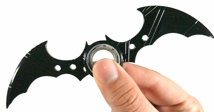 Metal Batman fidget spinner Black and Gold New 