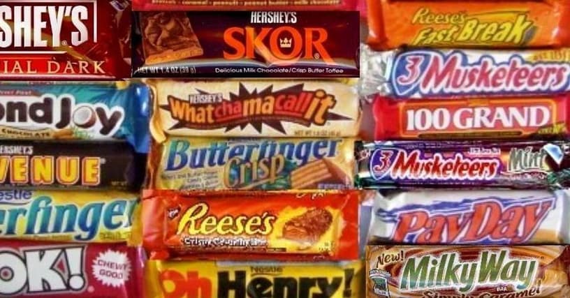 chocolate candy bar names