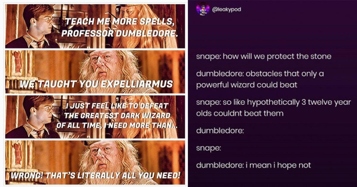 Just 24 Memes Dunking On Dumbledore For Being The Most Cryptic And