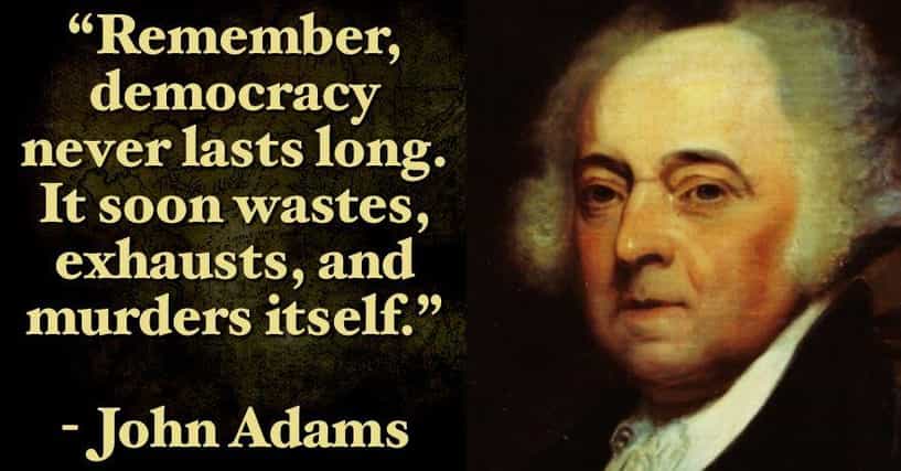 john quincy adams quotes on democracy