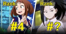 The 20 Greatest Female Characters In 'My Hero Academia'