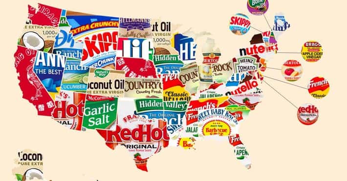Every US State's Fave Condiment