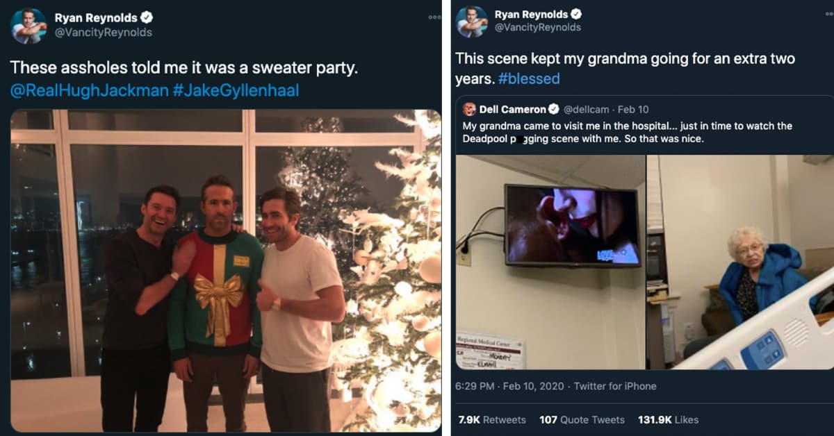 20 Funny Tweets From Ryan Reynolds That Simply Win