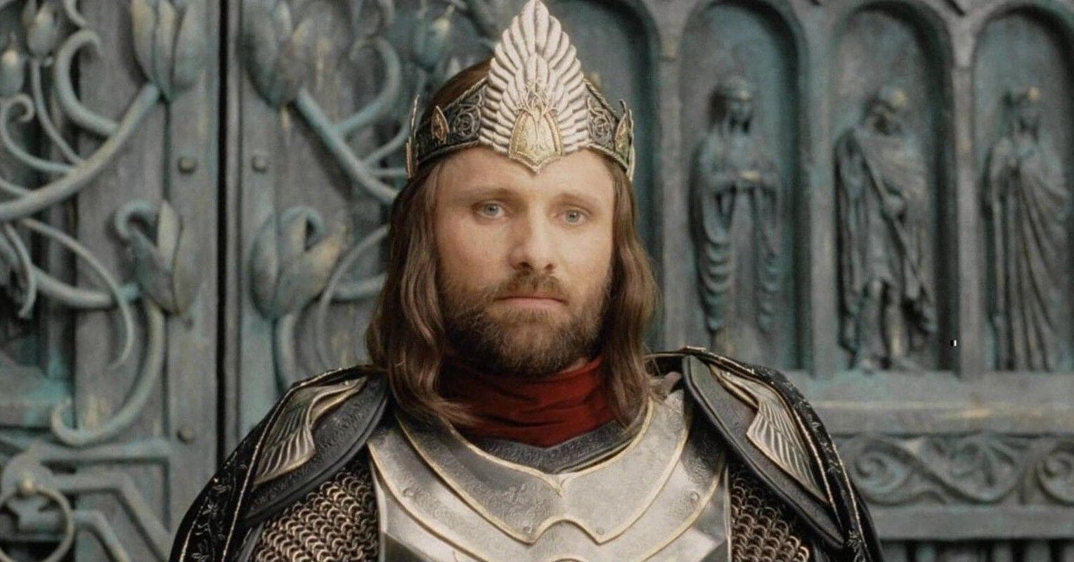 SC4130 Aragorn Ring Lord Lifesize Cardboard Cutout Viggo Mortensen With Mini
