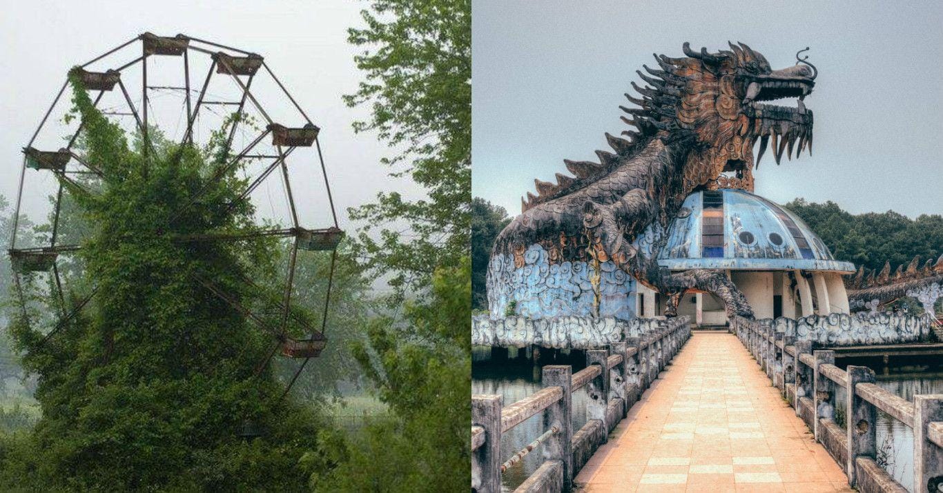 26 Creepy Pictures of Abandoned Amusement Parks